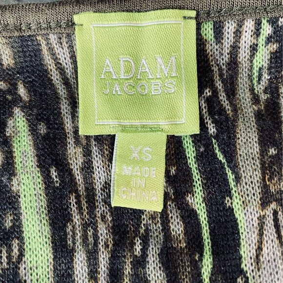 Adam Jacobs Boho Tunic Top XS Artsy Layered Mesh Long Sleeve Festival Grunge - Picture 3 of 12